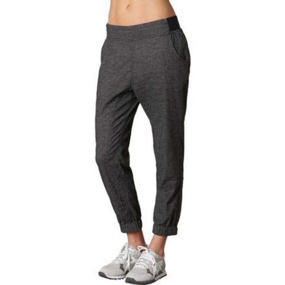 prAna Pants Womens Small Annexi Pant Gray Hemp Blend Relaxed Jogger Yoga Travel